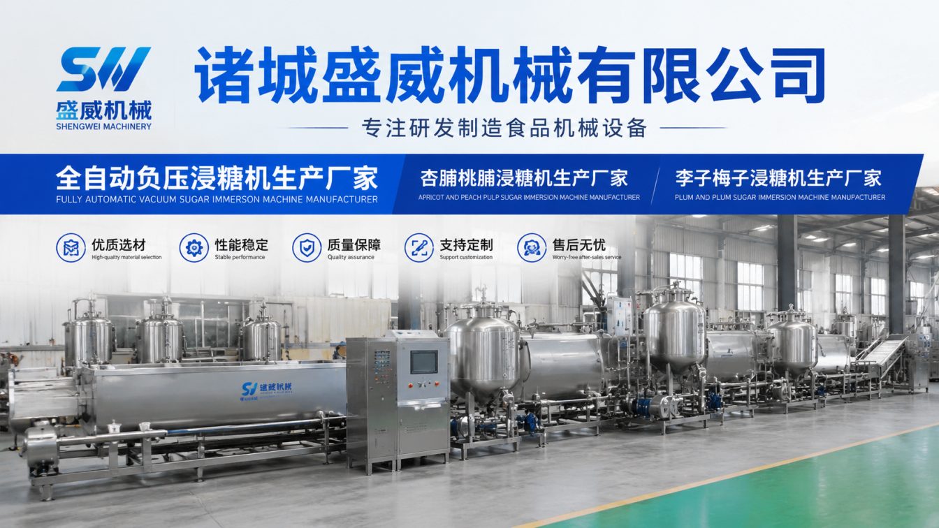 大同为果脯加工提供负压浸糖方案